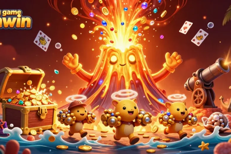 Experience the thrilling atmosphere of Cổng game Sunwin with vibrant characters and exciting treasure.